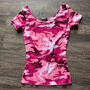 TRIPP NYC pink camo top